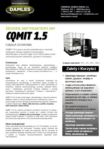 CQMIT 1.5 biocydy konserwujące