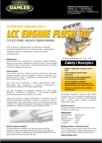 LCC ENGINE FLUSH środek do czyszczenia układu smarowania